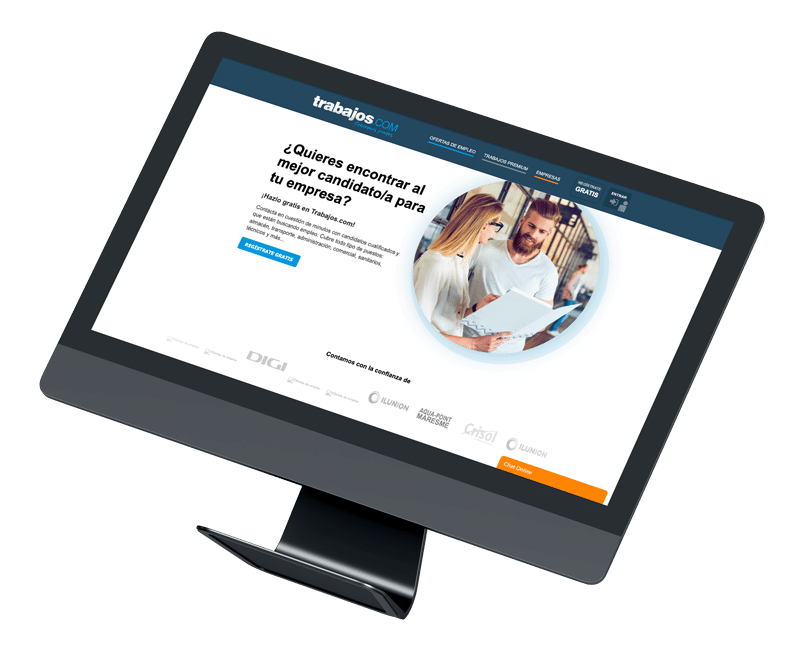 página web de trabajos.com